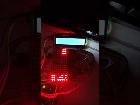 Tetris running on a small screen connected to an Arduino.